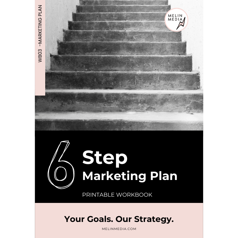 6 Step Workbook - Marketing Plan Digital PDF