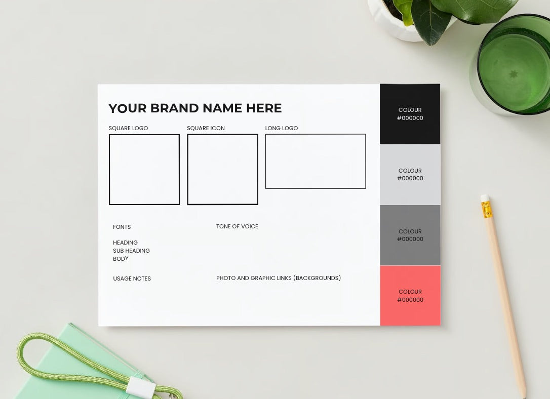 Brand Sheet Canva Template