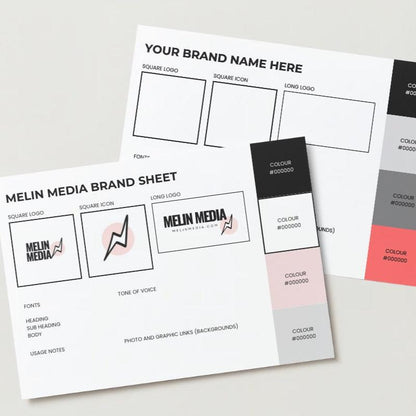 Brand Sheet Canva Template